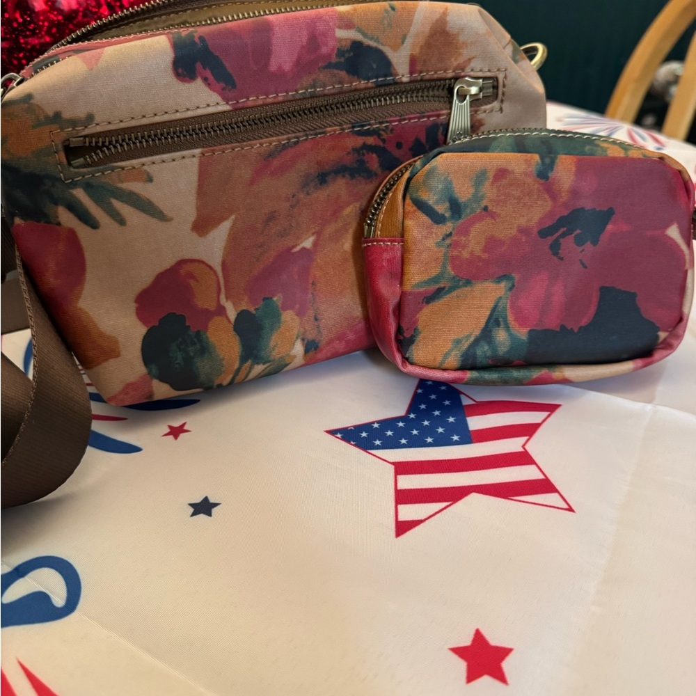 Floral Multi-Color Women's Bag Set